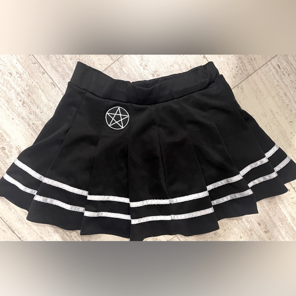 Pentagram Schoolgirl Skater Skirt